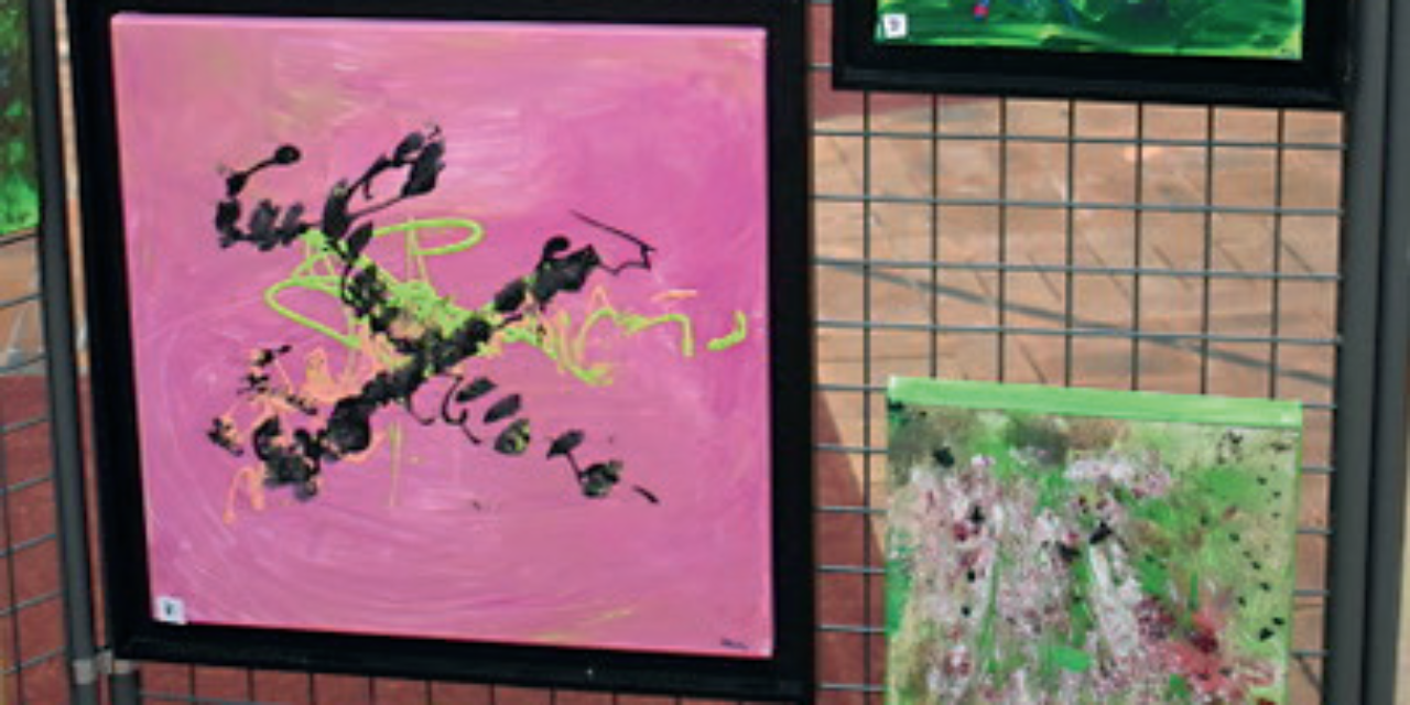 Exposition solidaire d’un jeune artiste local