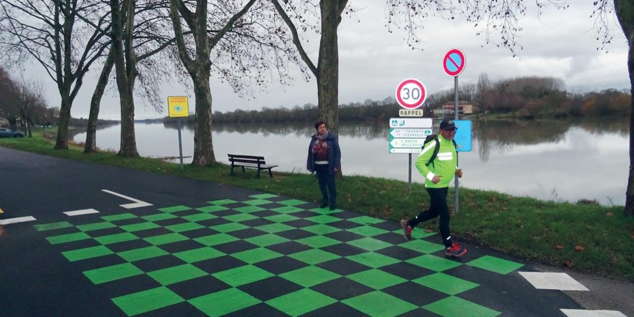 Promenade en bord de Saône