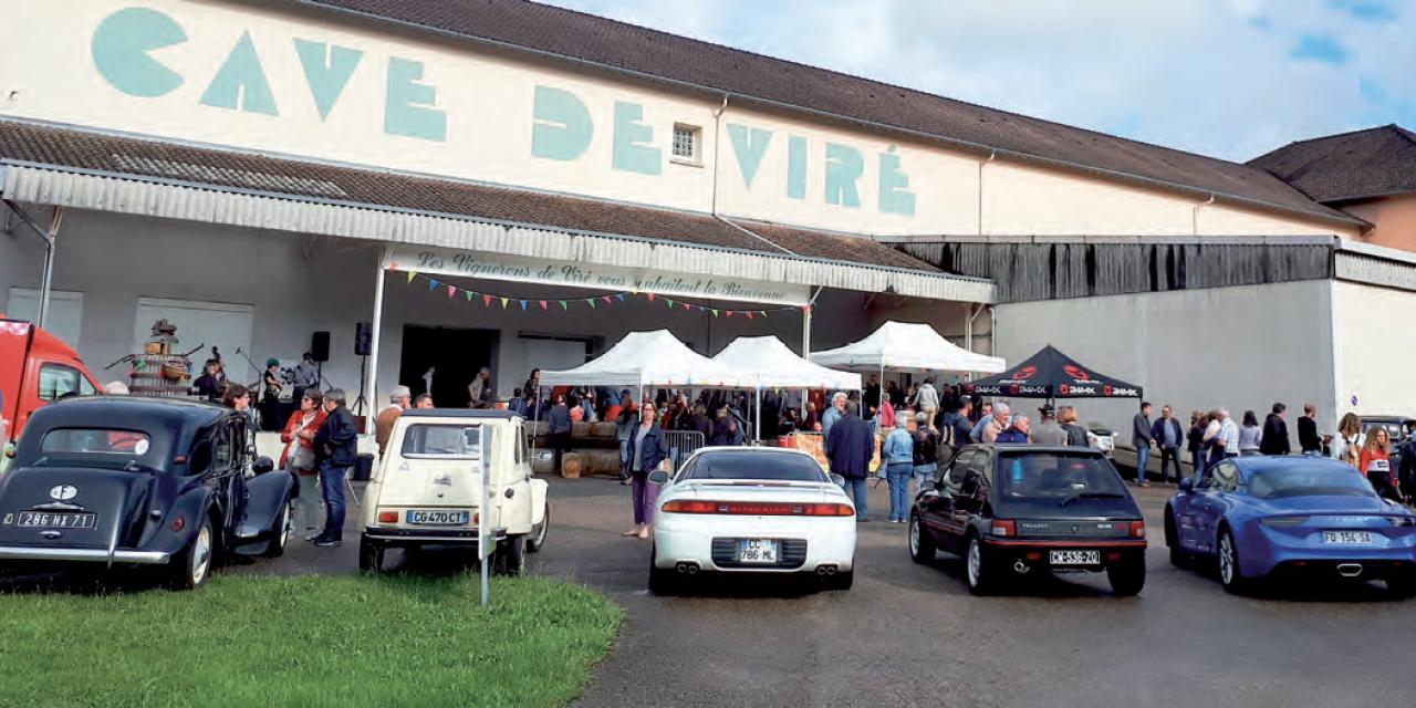 Bons vins et belles voitures à Vérizet