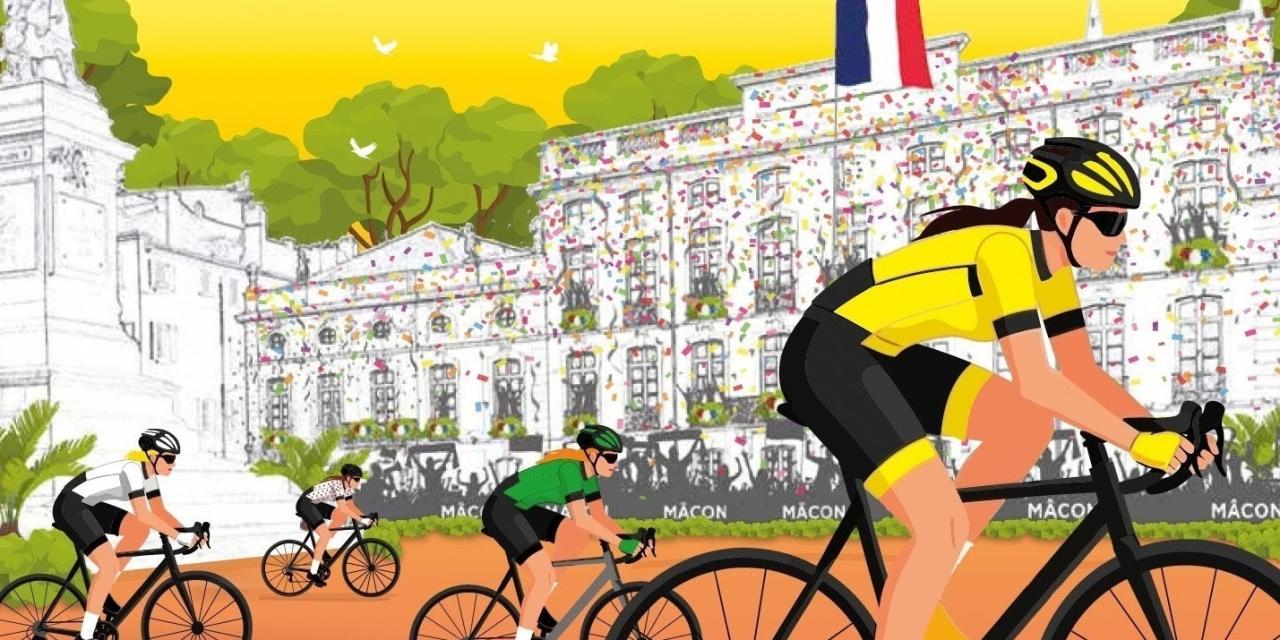 Mâcon, ville départ du Tour de France femmes