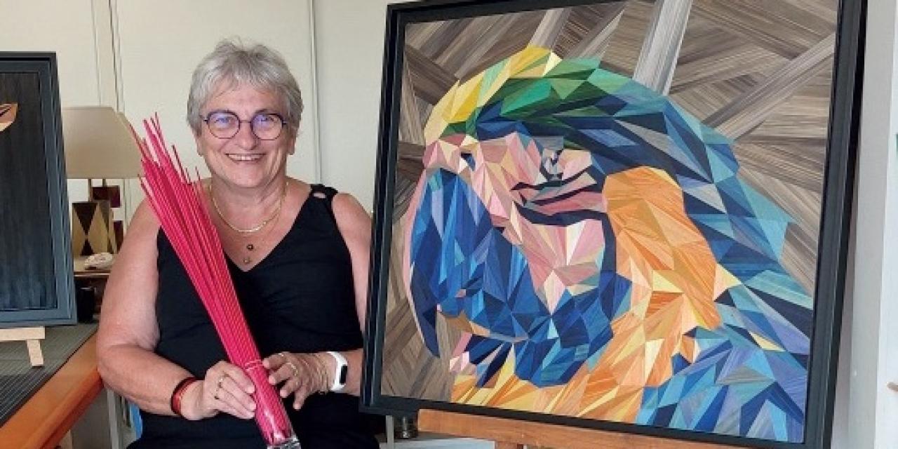 Faire de la paille une œuvre d&rsquo;art, avec Chantal Charbon